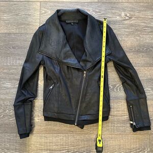 Black Faux Leather Jacket